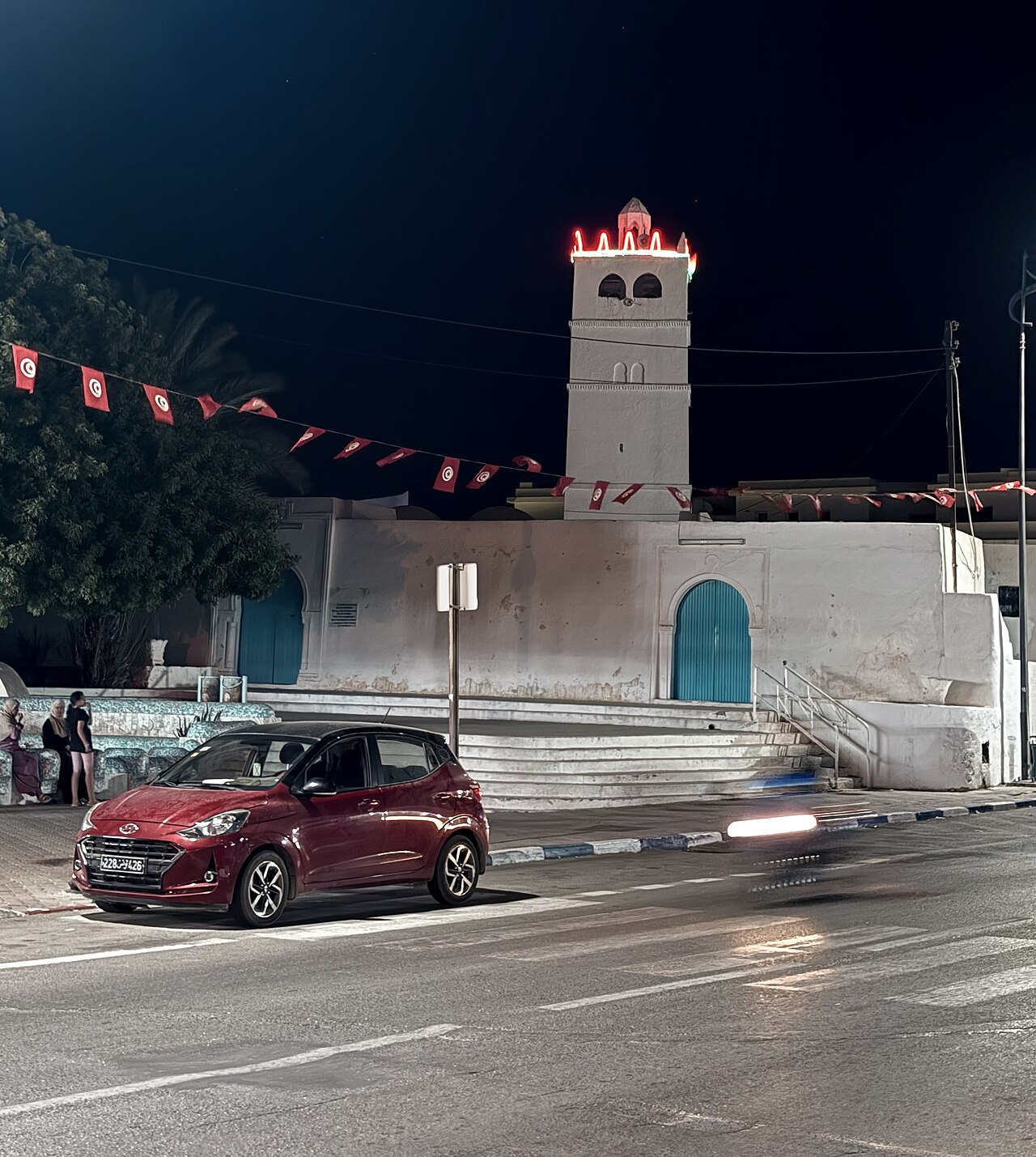 Centro di Midoun sull'isola di Djerba