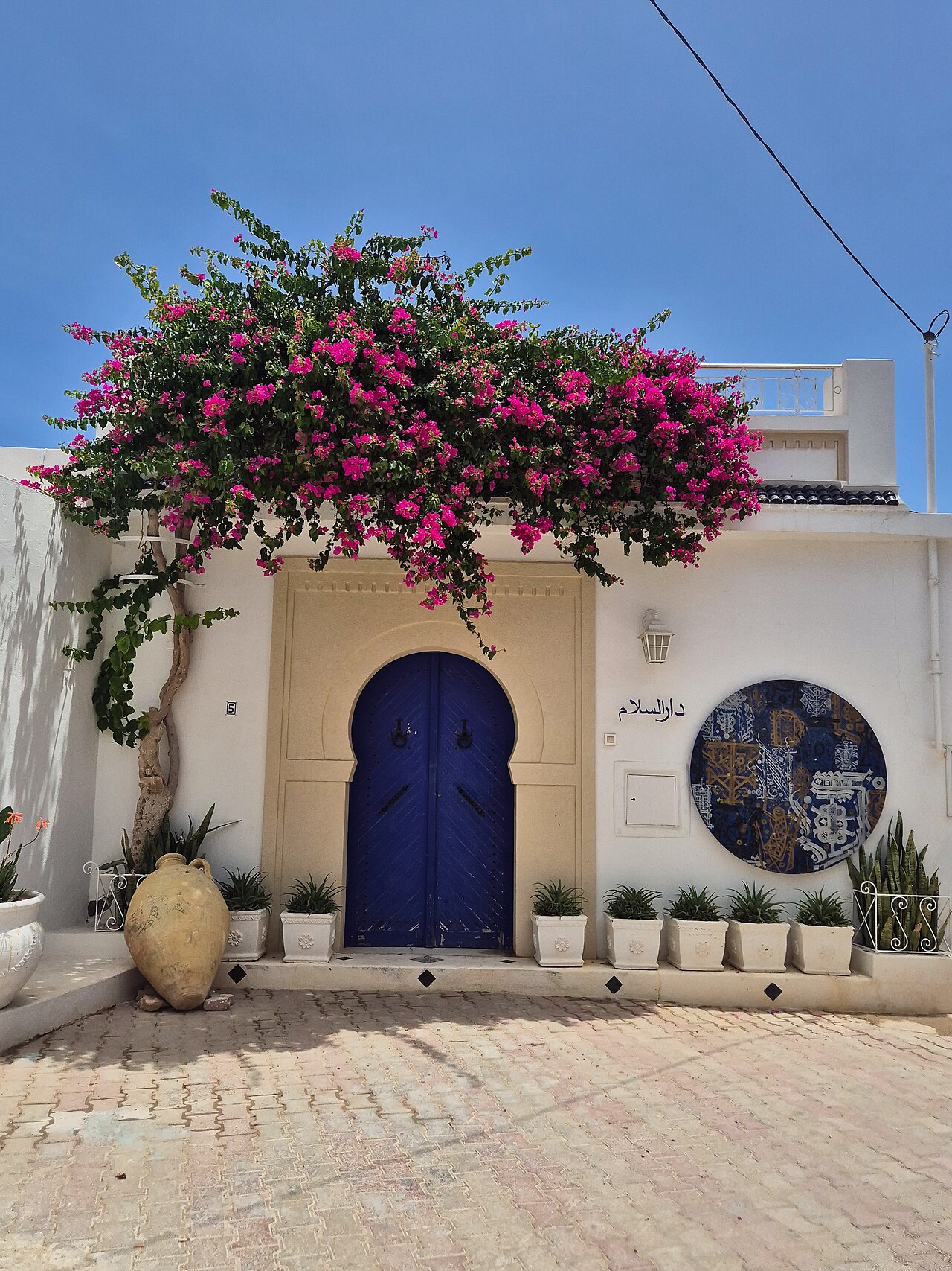 Ingresso tradizionale a Djerba in Tunisia